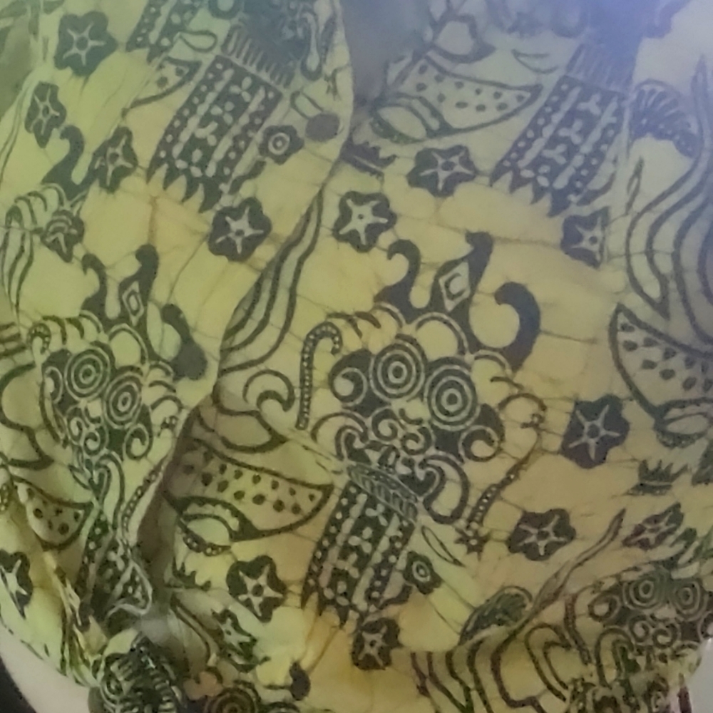 Yellow Tribal Patterned Button up Shirt